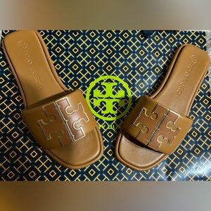 TORY BURCH DOUBLE T SPORT SLIDE       ✨BRAND NEW✨